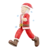 Santa Claus Run Pose