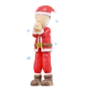 Santa Claus Stand And Pray Pose