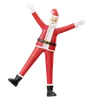 Santa Claus Standing With Outstretched Arms