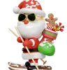 Santa Claus Sunglasses Skiing