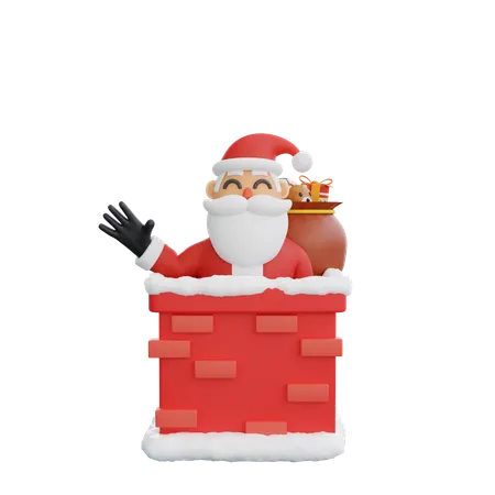 Santa Clause  3D Illustration