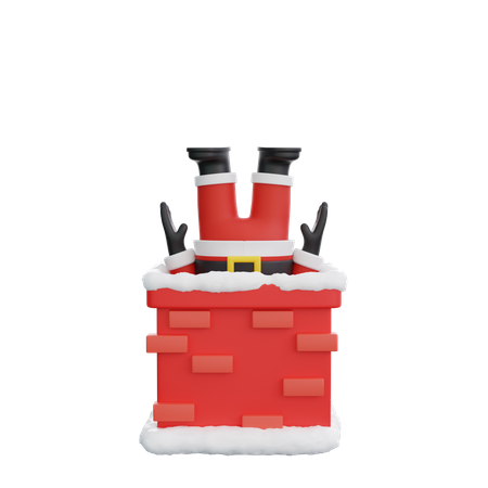 Santa Clause  3D Illustration