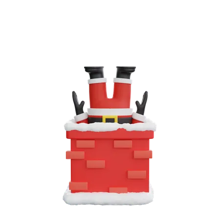 Santa Clause  3D Illustration