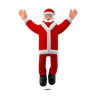 3d santa clause emoji