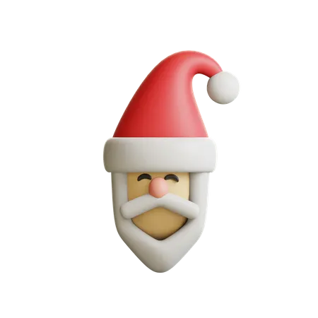 Orelha de Papai Noel  3D Illustration