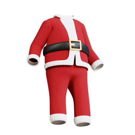 Santa Costume  3D Icon