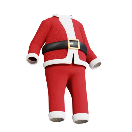 Santa Costume  3D Icon