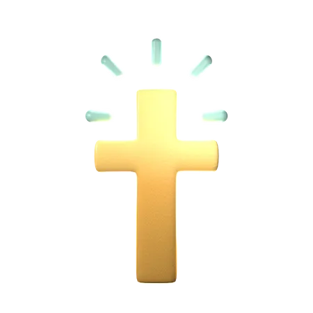 Cruz Sagrada  3D Icon