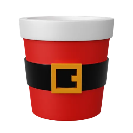 Santa Cup  3D Icon