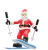 Santa doing skiing