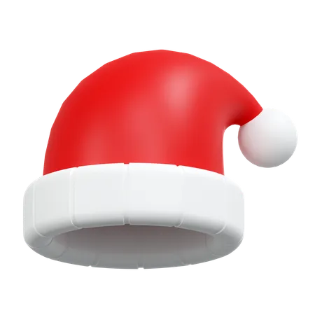 Santa Hat Illustration 3D Icon