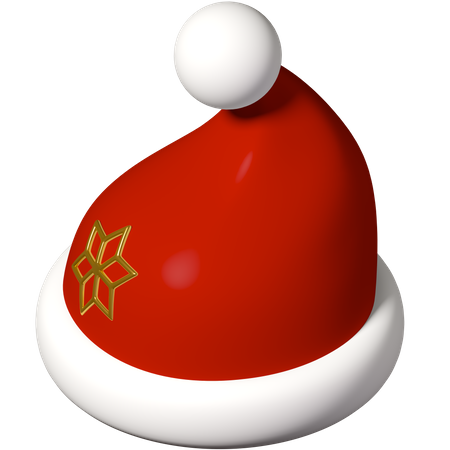 Santa hat 3D Illustration