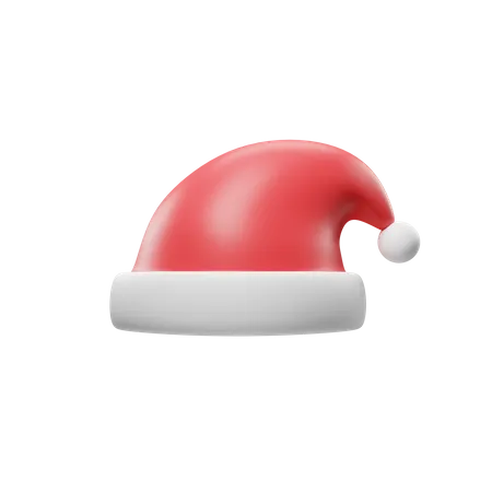Santa Hat For Christmas Illustration 3 D Icon 3D Icon