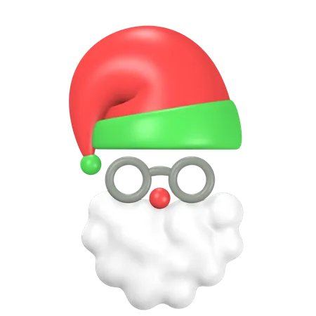 Santa Hat 3D Icon