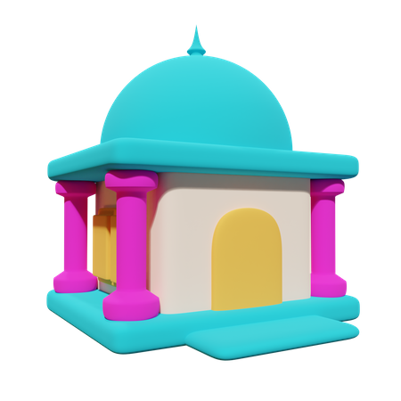 Santa mezquita  3D Icon