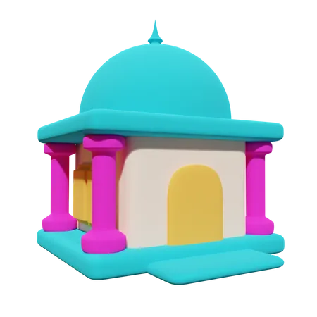 Santa mezquita  3D Icon