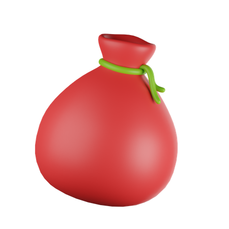 Santa Sack  3D Icon