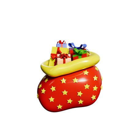 Santa Sack  3D Icon