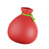 santa bag 3d logo