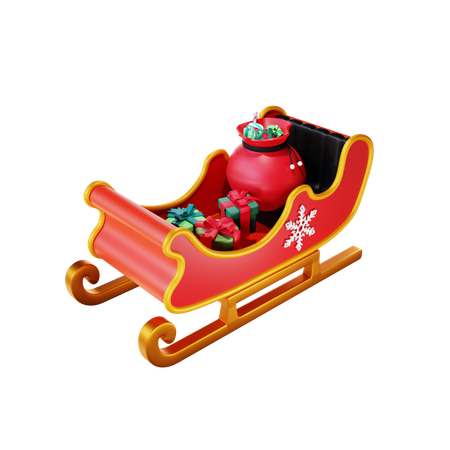 Santa Sleight  3D Icon