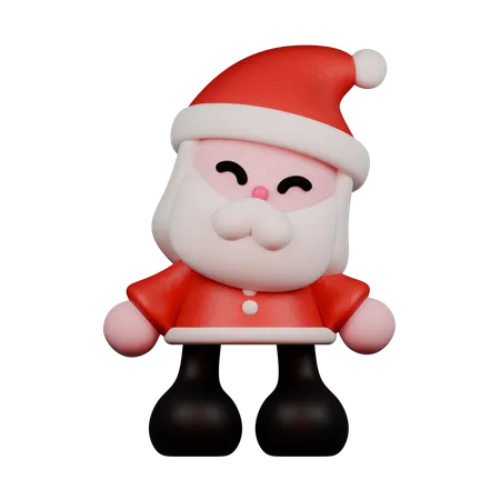 Santa Smile  3D Icon