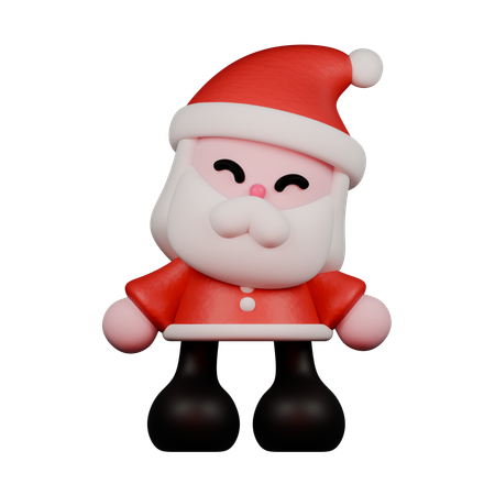 Santa Smile  3D Icon