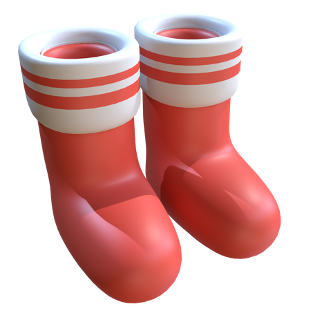 Santa Sock  3D Icon