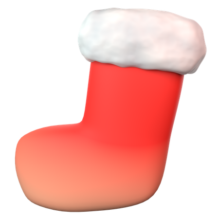 Santa Socks  3D Icon