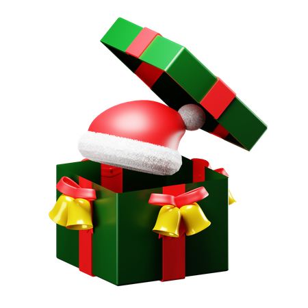 Santa Surprise 3D Icon