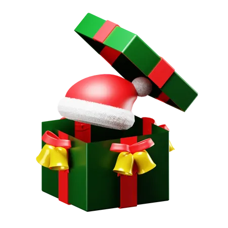 Santa Surprise 3D Icon