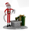 Santa Watching Gift List
