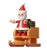 Santaclaus On Sleigh