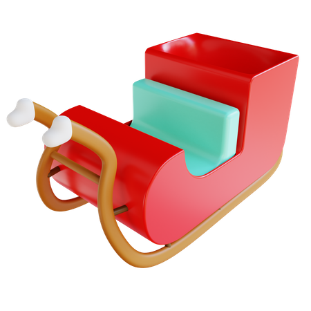 Santas Carriage  3D Icon