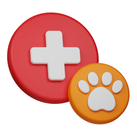 La santé des animaux  3D Icon