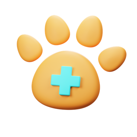 La santé des animaux  3D Icon