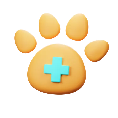 La santé des animaux  3D Icon