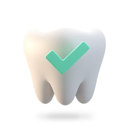 Santé des dents  3D Icon
