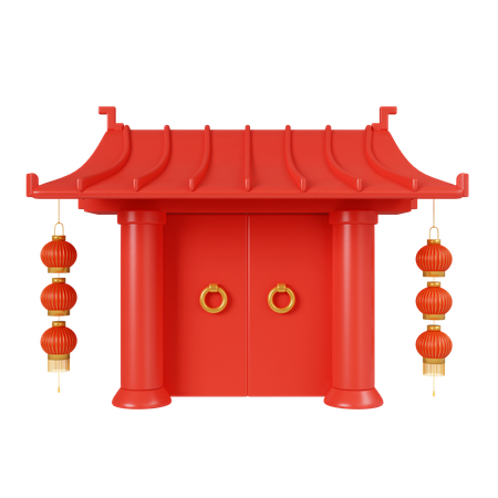Santuário  3D Icon