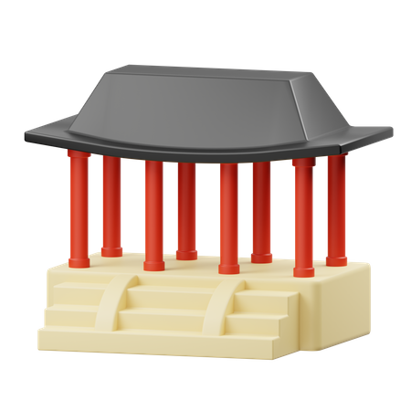 Santuário de Jongmyo  3D Icon