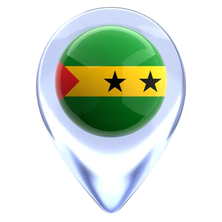 Sao tome and principe  3D Icon