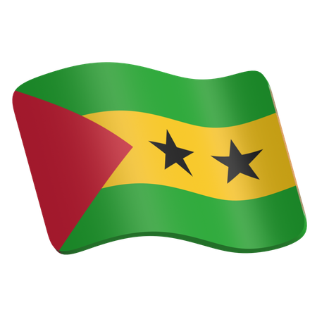 São Tomé and Principe  3D Icon