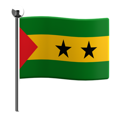 São Tomé e Príncipe  3D Icon