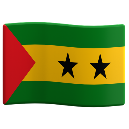 São Tomé e Príncipe  3D Icon