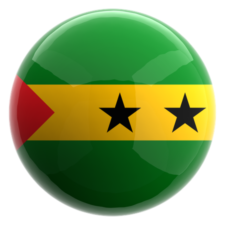 Sao Tomé et Principe  3D Icon