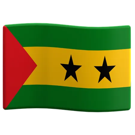 São Tomé und Príncipe  3D Icon