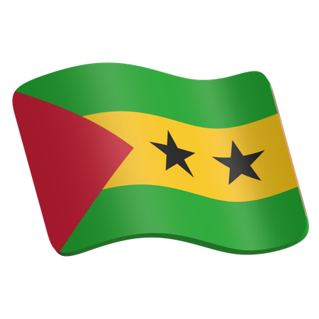 São Tomé und Príncipe  3D Icon