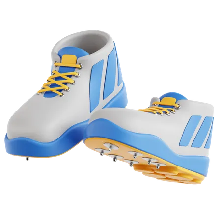 Sapato de críquete  3D Icon