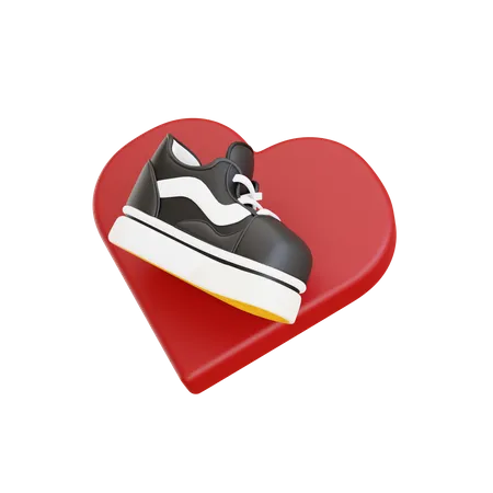 Sapatos amor  3D Icon