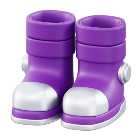 Sapatos de astronauta  3D Icon