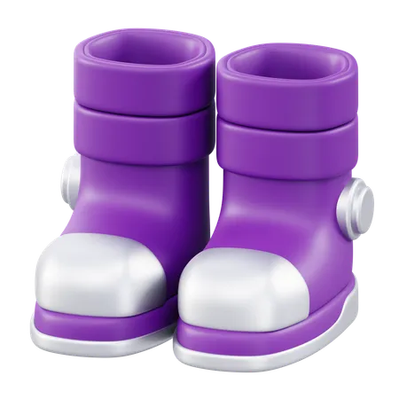 Sapatos de astronauta  3D Icon